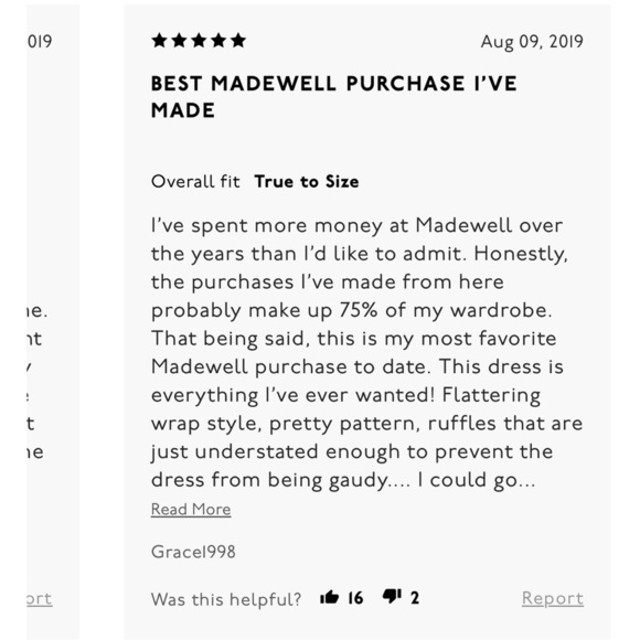 Madewell Silk Ruffle Edge Wrap Dress Bitsy Floral Print Blue Mini Womens S NWT - Picture 8 of 9